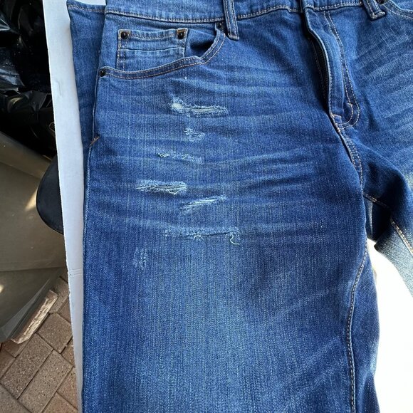 U.S. Polo Assn Men's Black Mallet Slim Fit Jeans W38 L32 Sexy Grunge Hip-Hop NWT - Picture 6 of 16